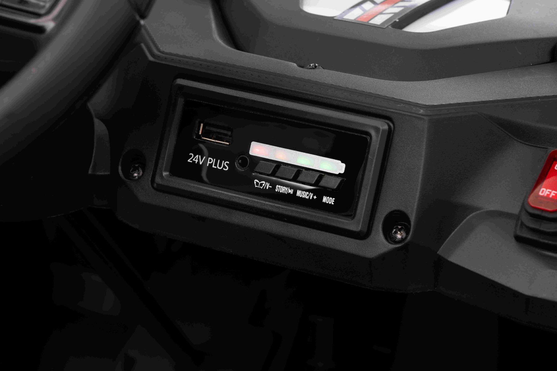 MP3 player s indikatorom kapaciteta baterije