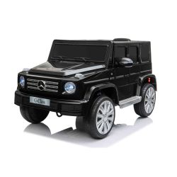 Električni autić Mercedes G500 12V, crni, 2.4 GHz daljinski upravljač, USB/SD ulaz, ovjes, litijeva baterija, LED svjetla, ORIGINALNA registracijska dozvola