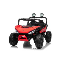 Električni autić T-REX Ride 4x4 Dvosjed 24V, crveni, MP3 player s USB/AUX ulazom, 4x4 pogon, litijeva baterija, ovjes, daljinski upravljač, LED svjetla