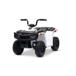 Električni quad s dozvolom Arctic Cat 12V sa stražnjim pogonom, bijela, LED svjetla, litijeva baterija, 2 x 25W motor, originalna dozvola