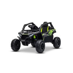 Električni autić Kawasaki TERYX KRX 1000 12V, crni, jedno sjedalo, ovjes stražnje osovine, daljinski upravljač 2.4 Ghz, litijeva baterija, 2 x 25W motora, otvarajući zaštitni okviri, MP3 player s USB/AUX ulazom, licencirani
