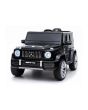 Električni autić Mercedes G63 12V, crni, jedno sjedalo, litijeva baterija, 2,4 GHz daljinski upravljač, 2XMOTOR, USB, SD kartica, ORIGINALNA dozvola