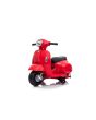 Električni motocikl Vespa GTS, crveni, sa pomoćnim kotačima, Licenca, Baterija 6V, Kožno sjedište, Motor 30W