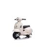 Električni motocikl Vespa GTS, bijeli, sa pomoćnim kotačima, Licenca, Litijeva baterija, Kožno sjedište, Motor 30W