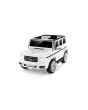 Električni autić Mercedes G, bijeli, jedno sjedalo, litijeva baterija, 2,4 GHz daljinski upravljač, 2XMOTOR, USB, SD kartica, ORIGINALNA dozvola