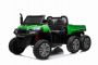 Traktor na akumulator RIDER 6X6 s pogonom na četiri kotača, 2x12V baterija, EVA mekani kotači, široko duplo sjedalo, ovjes, 2,4 GHz daljinsko upravljanje, dvosjed, MP3 player s ulazima za USB/SD, Bluetooth