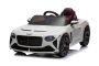 Elektrické autíčko Bentley Bacalar 12V, biele, Dvere otvárajúce sa nahor, 2.4 GHz diaľkové ovládanie, LED svetlá, USB/Aux Vstup, Odpruženie, Lítiová batéria, 2 X 25W motor, ORIGINÁL licencia