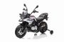 Električni motocikl BMW F850 GS, Licencirani, 12V baterija, EVA mekani kotači, 2 x 35W motor, LED svjetla, Pomoćni kotači, bijeli
