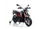 Električni dječji motocikl APRILIA DORSODURO 900, licencirani, 12 V, mekani kotači EVA, motor 2 x 18 W, 12V baterija, ovjes, metalni okvir, metalna vilica, pomoćni kotači, sivi