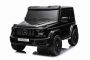 Električni automobil Mercedes-Benz G63 AMG 4x4² Dvosjed 12V, crni, MP3 Player sa USB/AUX ulazom, 4x4 pogon, Baterija 12V14Ah, EVA felge sa ovjesom, Kožna sjedala, Daljinski upravljač, Licenca