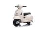 Električni motocikl Vespa GTS, bijeli, sa pomoćnim kotačima, Licenca, Baterija 6V, Kožno sjedište, Motor 30W