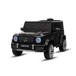 Električni autić Mercedes G, crni, jedno sjedalo, litijeva baterija, 2,4 GHz daljinski upravljač, 2XMOTOR, USB, SD kartica, ORIGINALNA dozvola