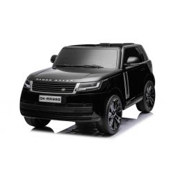 Električni automobil Range Rover Model 2023, dvosjed, crna, kožna sjedala, radio s USB ulazom, stražnji pogon s ovjesom, baterija 12V7AH, EVA kotači, ključ za pokretanje u tri položaja, daljinski upravljač 2,4 GHz, licenciran