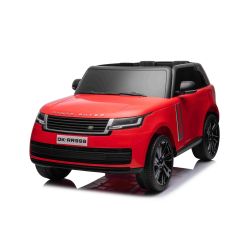 Električni automobil Range Rover Model 2023, dvosjed, Crvena, kožna sjedala, radio s USB ulazom, stražnji pogon s ovjesom, baterija 12V7AH, EVA kotači, ključ za pokretanje u tri položaja, daljinski upravljač 2,4 GHz, licenciran