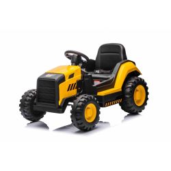 Licencirani Caterpillar električni bager, jedno sjedalo, žuti, USB ulaz na MP3 playeru, stražnji pogon s 2 x 30W motora i litijevom baterijom