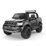 Dječji auto na akumulator Ford Raptor, crni, kvalitetni ovjesi, LED svjetla, plastično sjedalo, 2,4 GHz daljinsko upravljanje, ključ, 4 X MOTOR, Dvosjed, USB, SD kartica, ORIGINAL licenca