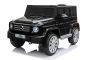 Električni autić Mercedes G500 12V, crni, 2.4 GHz daljinski upravljač, USB/SD ulaz, ovjes, litijeva baterija, LED svjetla, ORIGINALNA registracijska dozvola
