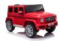 Električni autić Mercedes G500 12V, crveni, 2.4 GHz daljinski upravljač, USB/SD ulaz, ovjes, litijeva baterija, LED svjetla, ORIGINALNA registracija