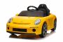 Električni autić RUF GT 12V, žuti, Otvaranje vrata, 2.4 GHz daljinski upravljač, LED svjetla sprijeda i straga, USB/Aux ulaz, litijeva baterija, 2 X 35W motor, ORIGINALNA registracija