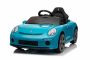 Električni autić RUF GT 12V, plavi, Otvaranje vrata, 2.4 GHz daljinski upravljač, LED svjetla sprijeda i straga, USB/Aux ulaz, litijeva baterija, 2 X 35W motor, ORIGINALNA registracijska dozvola