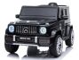 Električni autić Mercedes G63 12V, crni, jedno sjedalo, litijeva baterija, 2,4 GHz daljinski upravljač, 2XMOTOR, USB, SD kartica, ORIGINALNA dozvola