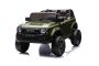 Električni autić Toyota Landcruiser 12V, vojno zelena boja, široko jedno sjedalo, 2.4 GHz daljinski upravljač, USB / AUX ulaz, Bluetooth, ovjes, litijeva baterija, LED svjetla, 2 X 25W motor, ORIGINALNA registracija