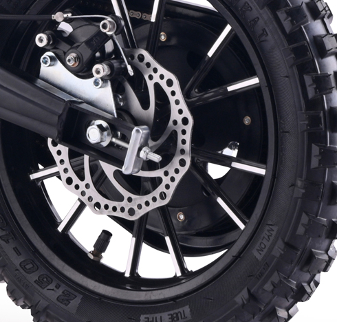 Disk kočnice i zatezač lanca s sigurnosnom maticom